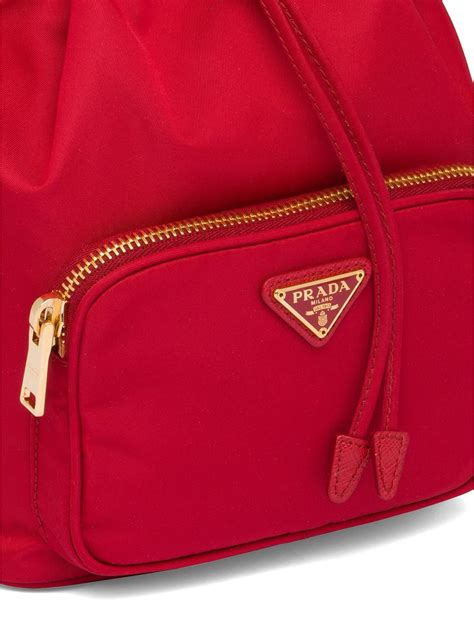 prada duet fabric shoulder bag